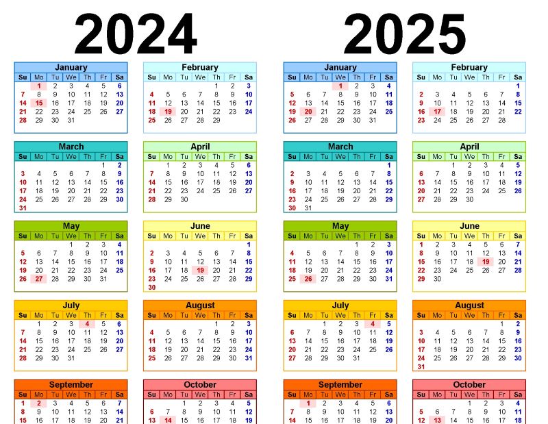 School Calendars 2024/2025 Free Printable PDF Templates, 55 OFF